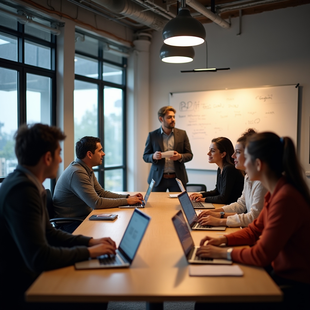 Participants working on laptops during an electronic invoicing workshop session in Xalapa